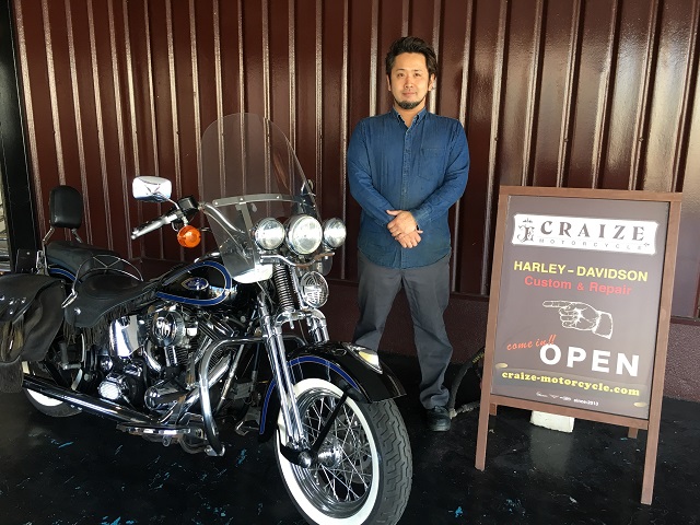 山口県下関市のCRAIZE MOTORCYCLE (クレイズモーターサイクル) の代表である安河内のイメージ01
