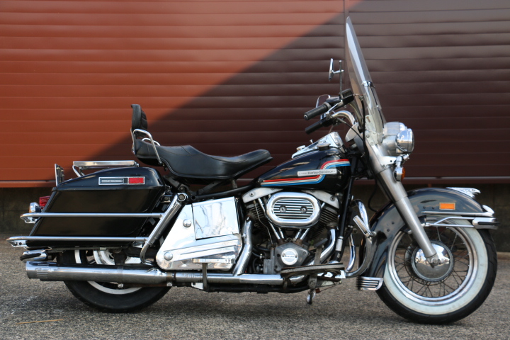 山口県下関市のCRAIZE MOTORCYCLE (クレイズモーターサイクル) のハーレー(Harley-Davidson)販売モデル1975年FLHイメージ01