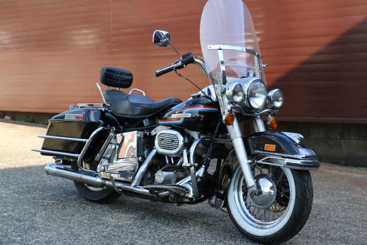 山口県下関市のCRAIZE MOTORCYCLE (クレイズモーターサイクル) のハーレー(Harley-Davidson)販売モデル1975年FLHイメージ02