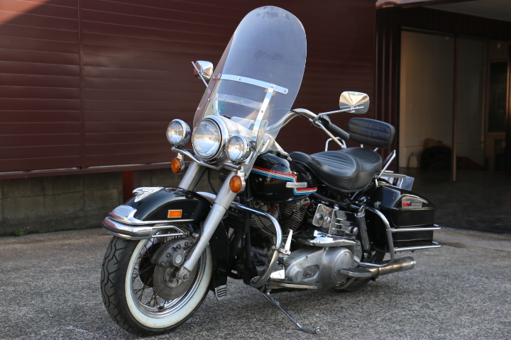 山口県下関市のCRAIZE MOTORCYCLE (クレイズモーターサイクル) のハーレー(Harley-Davidson)販売モデル1975年FLHイメージ06